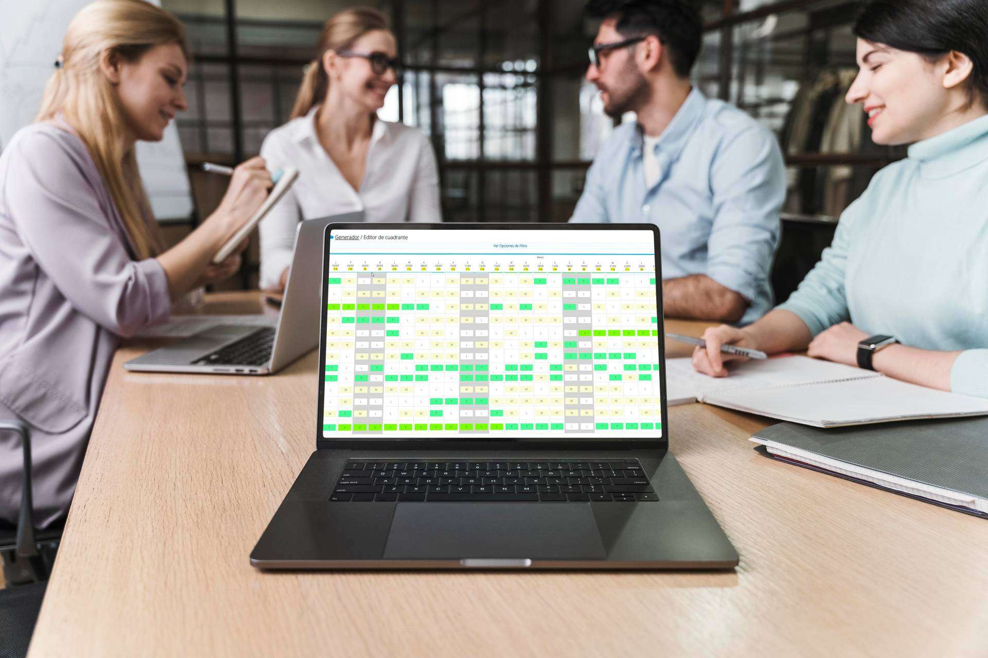 Requisitos funcionales en herramientas profesionales para cuadrantes de trabajo